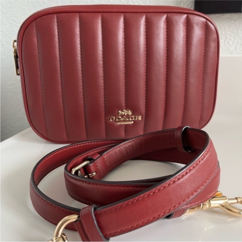 Coach Jes Cherry  Quilted Crossbody Bag